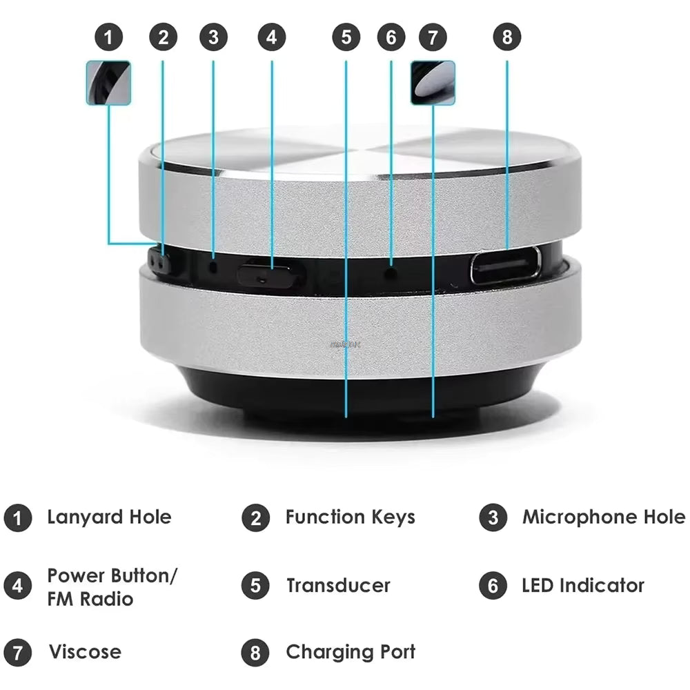 WaveSound™ Bone Conduction Bluetooth Speaker